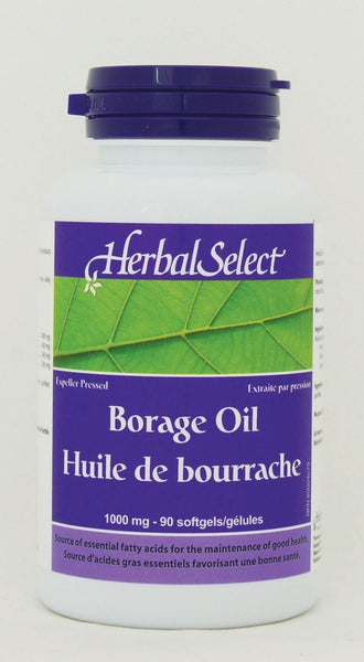 Herbal Select - BORAGE OIL - 1000 mg