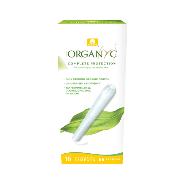 Organyc - ORGANIC COTTON TAMPONS - Regular with Applicator