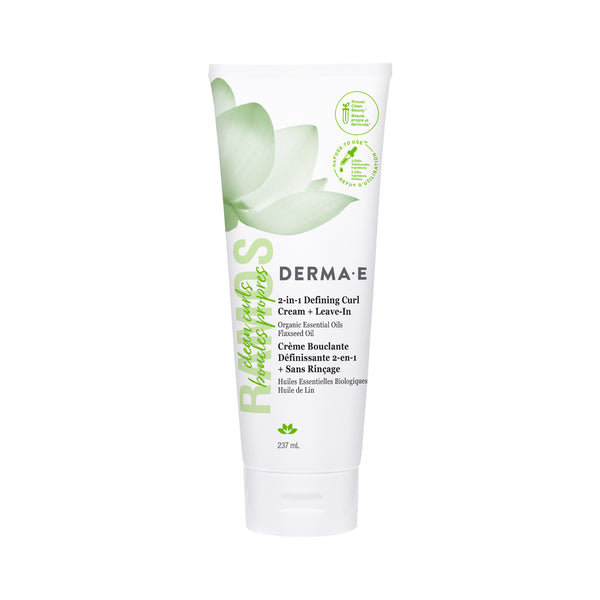 Derma E - 2-IN-1 DEFINING CURL CREAM + LEAVE-IN