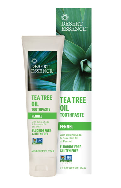 Desert Essence - TEA TREE OIL TOOTHPASTE - Fennel