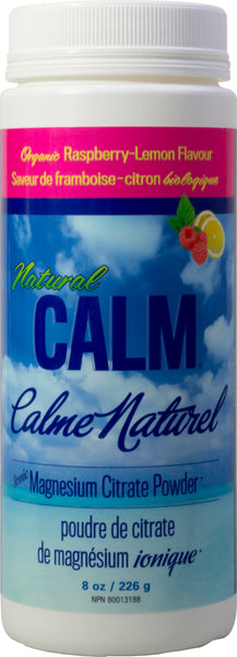 Natural Calm - Natural Calm Magnesium Raspberry Lemon 226g