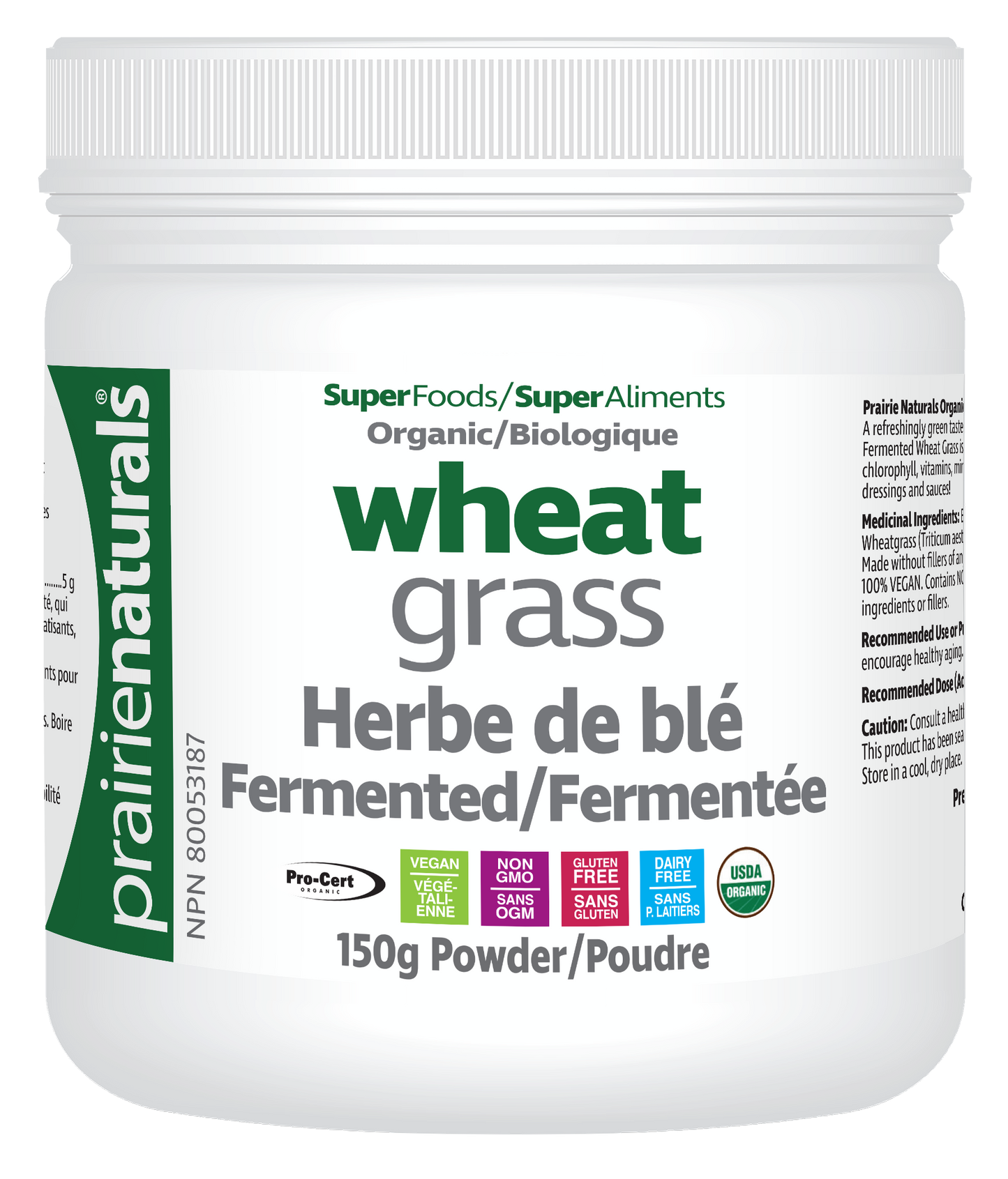 Prairie Naturals - ORGANIC & FERMENTED WHEAT GRASS