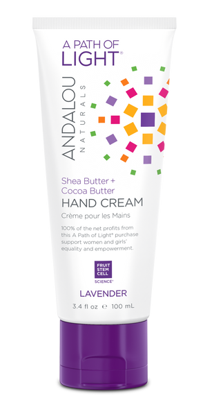 Andalou Naturals - SHEA BUTTER + COCOA BUTTER HAND CREAM - Lavender