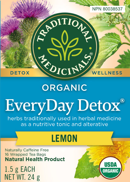 Traditional Medicinals - ORGANIC EVERYDAY DETOX LEMON TEA