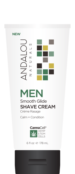 Andalou Naturals - MEN SMOOTH GLIDE SHAVE CREAM