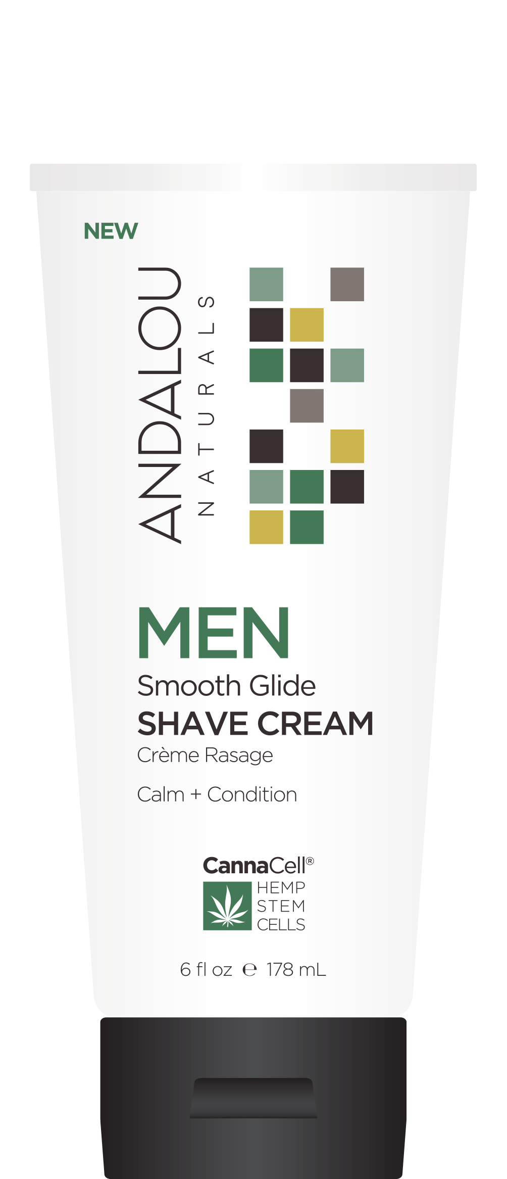 Andalou Naturals - MEN SMOOTH GLIDE SHAVE CREAM