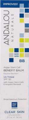 Andalou Naturals - ARGAN STEM CELL BENEFIT BALM - Un-Tinted SPF 30