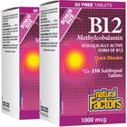 Thumbnail of Natural Factors - B12 METHYLCOBALAMIN - DUO PACK