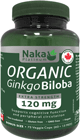 Naka - ORGANIC GINKGO BILOBA - 120 mg