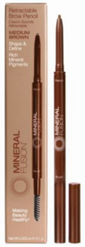 Mineral Fusion - RETRACTABLE BROW PENCIL - Medium Brown