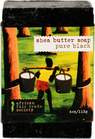 African Fair Trade Society - SHEA BUTTER SOAP - PURE BLACK - UNSCENTED