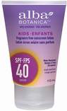 Alba Botanica - KIDS SUNSCREEN LOTION SPF 40