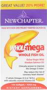 New Chapter - WHOLEMEGA WHOLE FISH OIL - Bonus Size