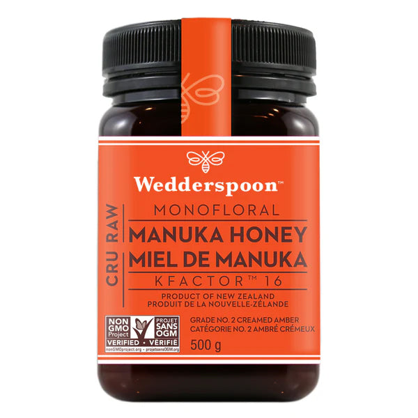 Wedderspoon - RAW MANUKA HONEY - KFACTOR 16