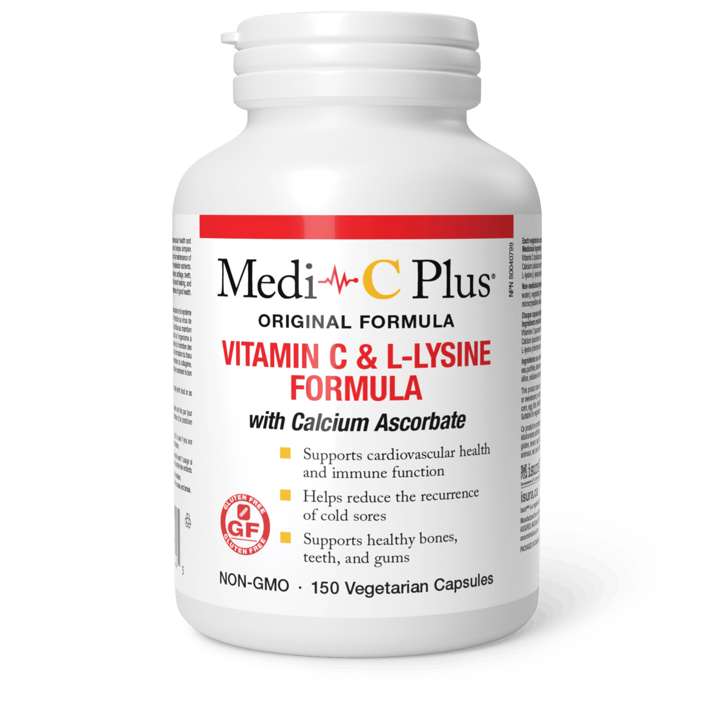 Medi-C Plus - VITAMIN C & L-LYSINE FORMULA WITH CALCIUM ASCORBATE