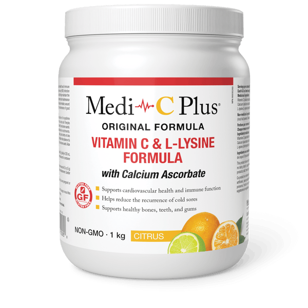 Thumbnail of Medi-C Plus - VITAMIN C & L-LYSINE FORMULA WITH CALCIUM ASCORBATE - Citrus