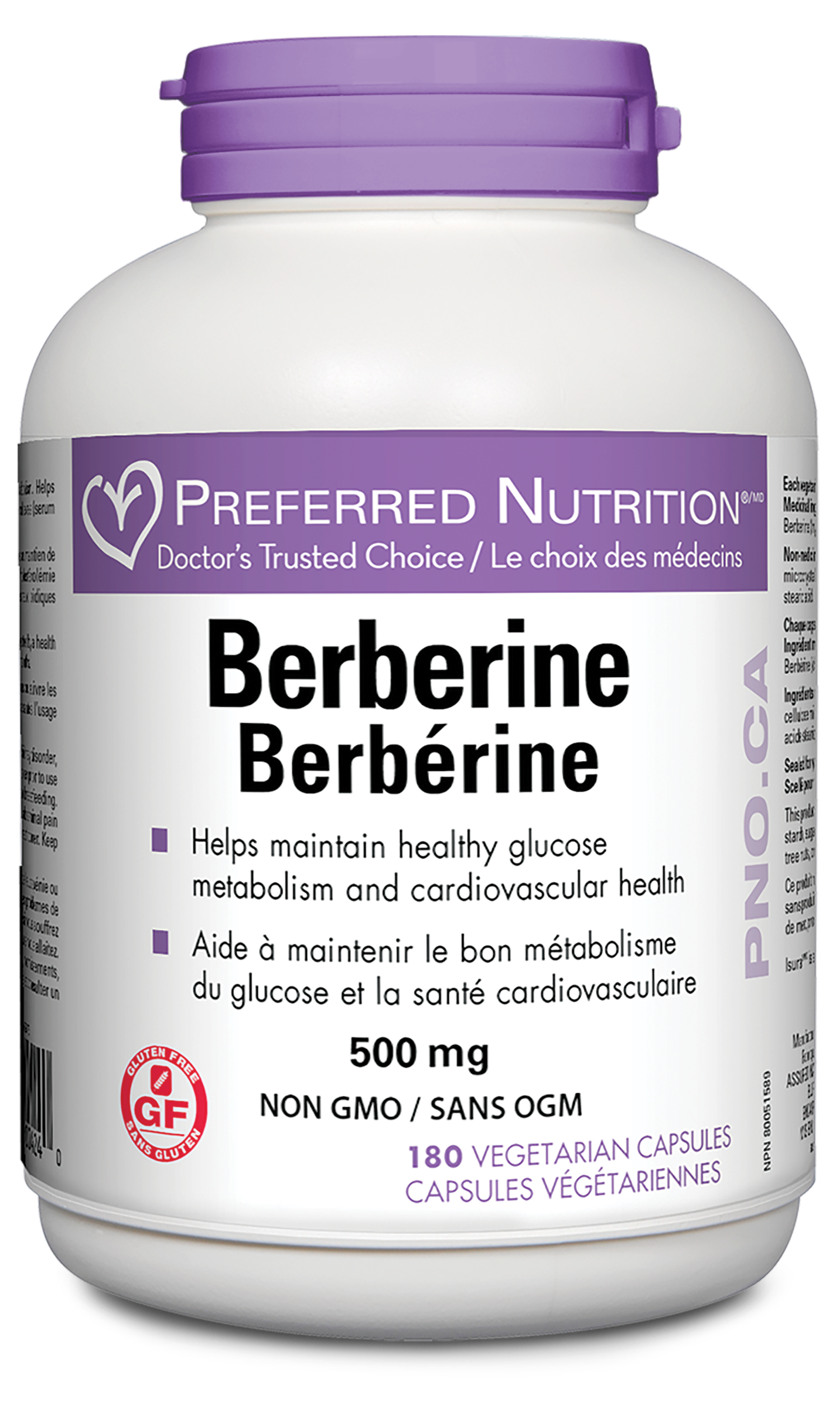 Preferred Nutrition - BERBERINE - 500 mg