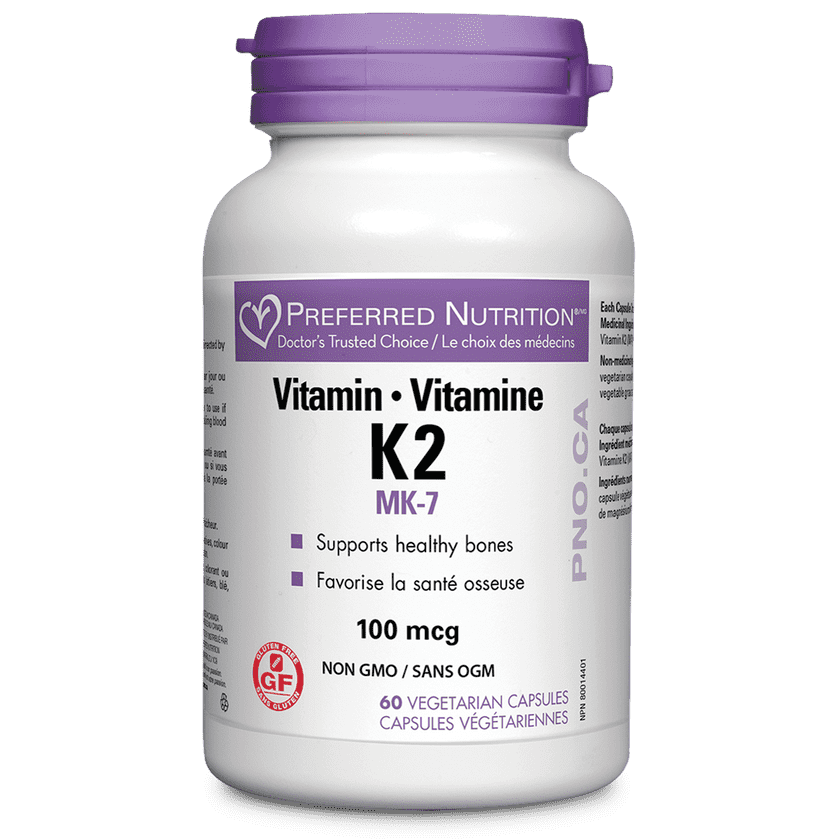 Preferred Nutrition - VITAMIN K2 - 100 mcg