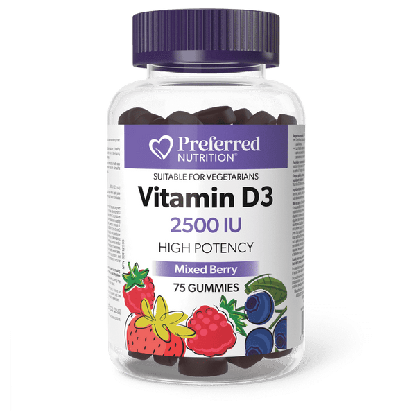 Preferred Nutrition - VITAMIN D3 2500 IU