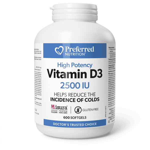 Preferred Nutrition - VITAMIN D3 - 2500 IU