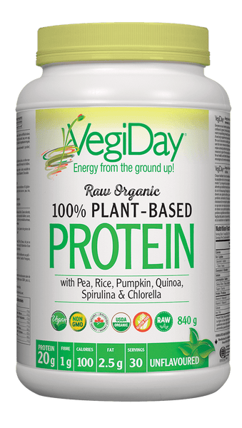 VegiDay - RAW ORGANIC PLANT-BASED PROTEIN - Unflavoured