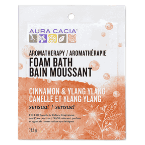 Aura Cacia - AROMATHERAPY FOAM BATH - Cinnamon & Ylang Ylang