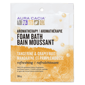 Aura Cacia - AROMATHERAPY FOAM BATH - Tangerine & Grapefruit