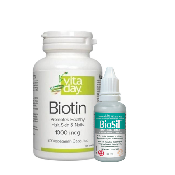 BIOSIL 30ml + BIOTIN - Duo Pack