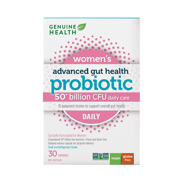 Genuine Health - ADVANCED GUT HEALTH PROBIOTIC WOMEN'S DAILY