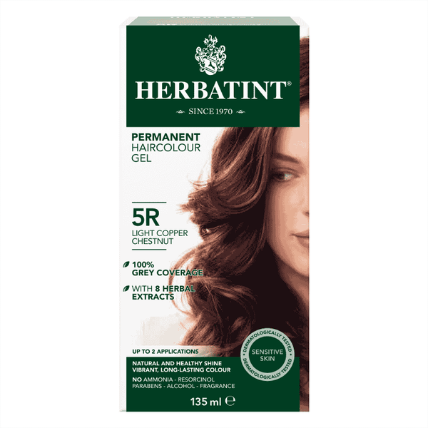 Herbatint - PERMANENT HAIRCOLOUR GEL - 5R LIGHT COPPER CHESTNUT