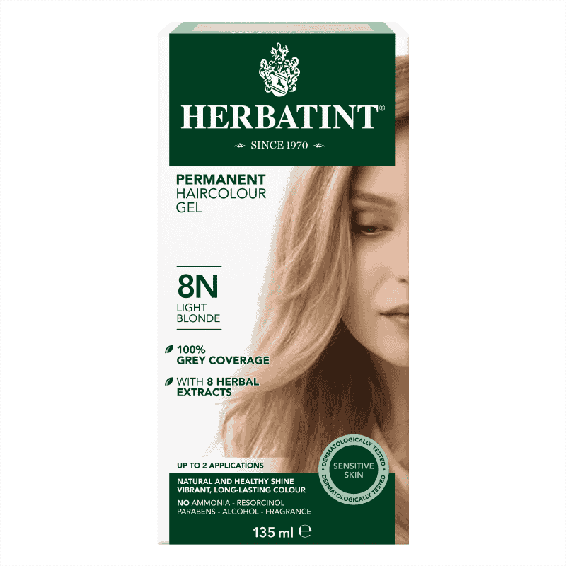 Herbatint - PERMANENT HAIRCOLOUR GEL - 8N LIGHT BLONDE