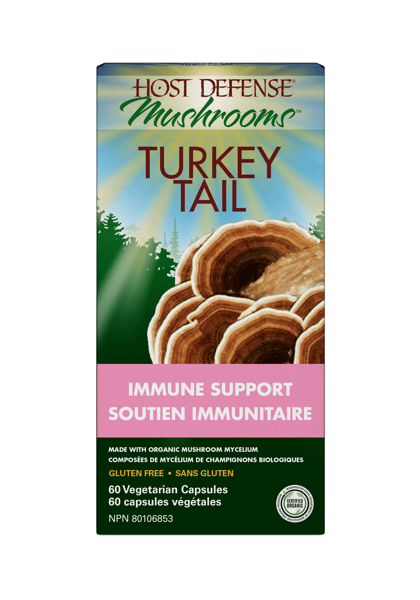 Host Defense - TURKEY TAIL ORGANIC MUSHROOM