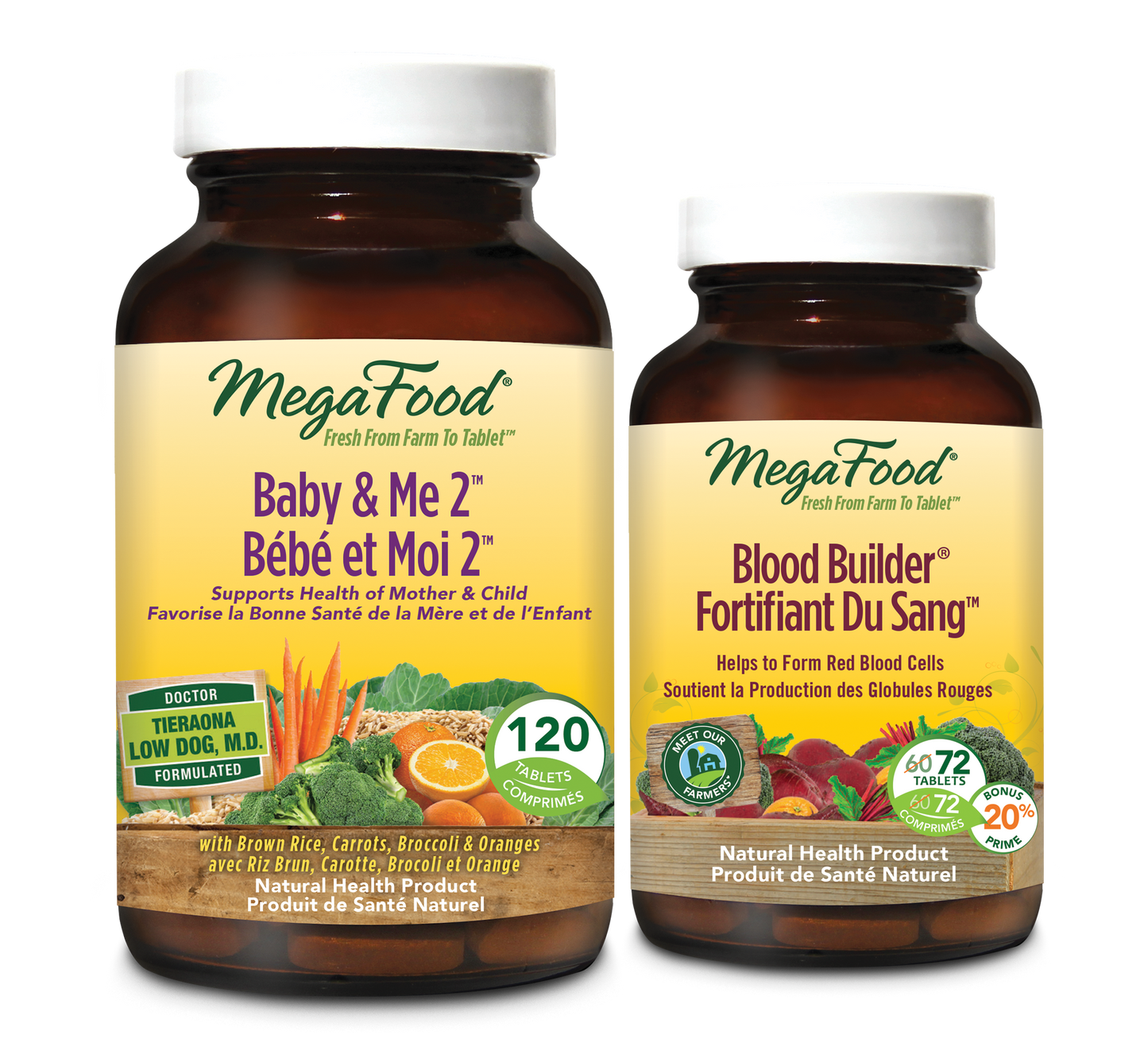 MegaFood - BABY & ME 2 + BLOOD BUILDER