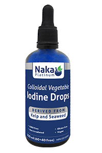 Naka - COLLOIDAL VEGETABLE IODINE DROPS - Bonus Size