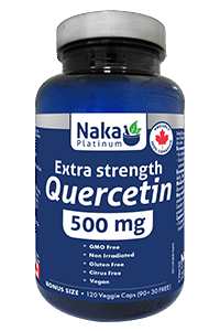 Thumbnail of Naka - EXTRA STRENGTH QUERCETIN - 500 mg - Bonus Size