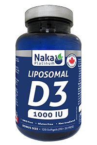 Naka - LIPOSOMAL D3 - 1000 IU - Bonus Size