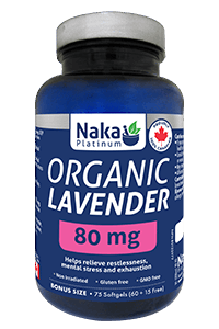 Naka - sgels  ORGANIC LAVENDER - Bonus Size 75sgels