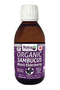 Naka - ORGANIC SAMBUCUS BLACK ELDERBERRY - Bonus Size