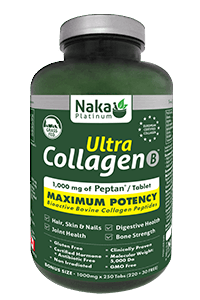 Naka - Ultra Collagen Bovine 1000mg 125tabs