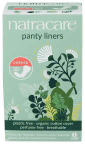 Natracare - ORGANIC COTTON PANTY LINERS - Curved