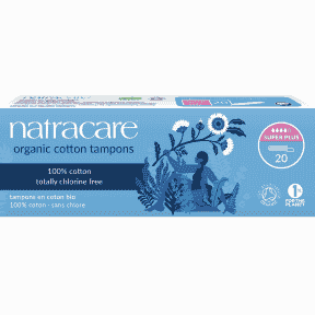 Natracare - ORGANIC COTTON TAMPONS - SUPER PLUS