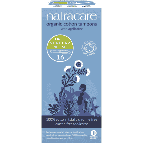 Natracare - ORGANIC COTTON TAMPONS - REGULAR with Applicator