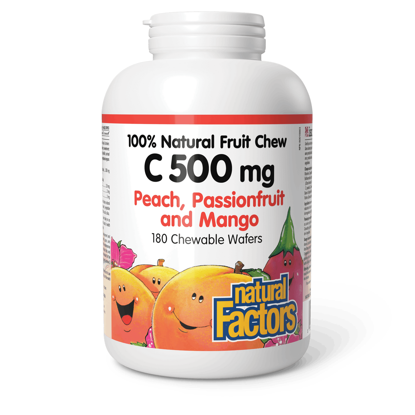 Natural Factors - C 500 mg - Peach, Passionfruit and Mango