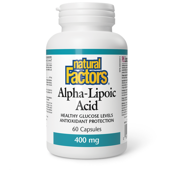 Thumbnail of Natural Factors - ALPHA-LIPOIC ACID - 400 mg