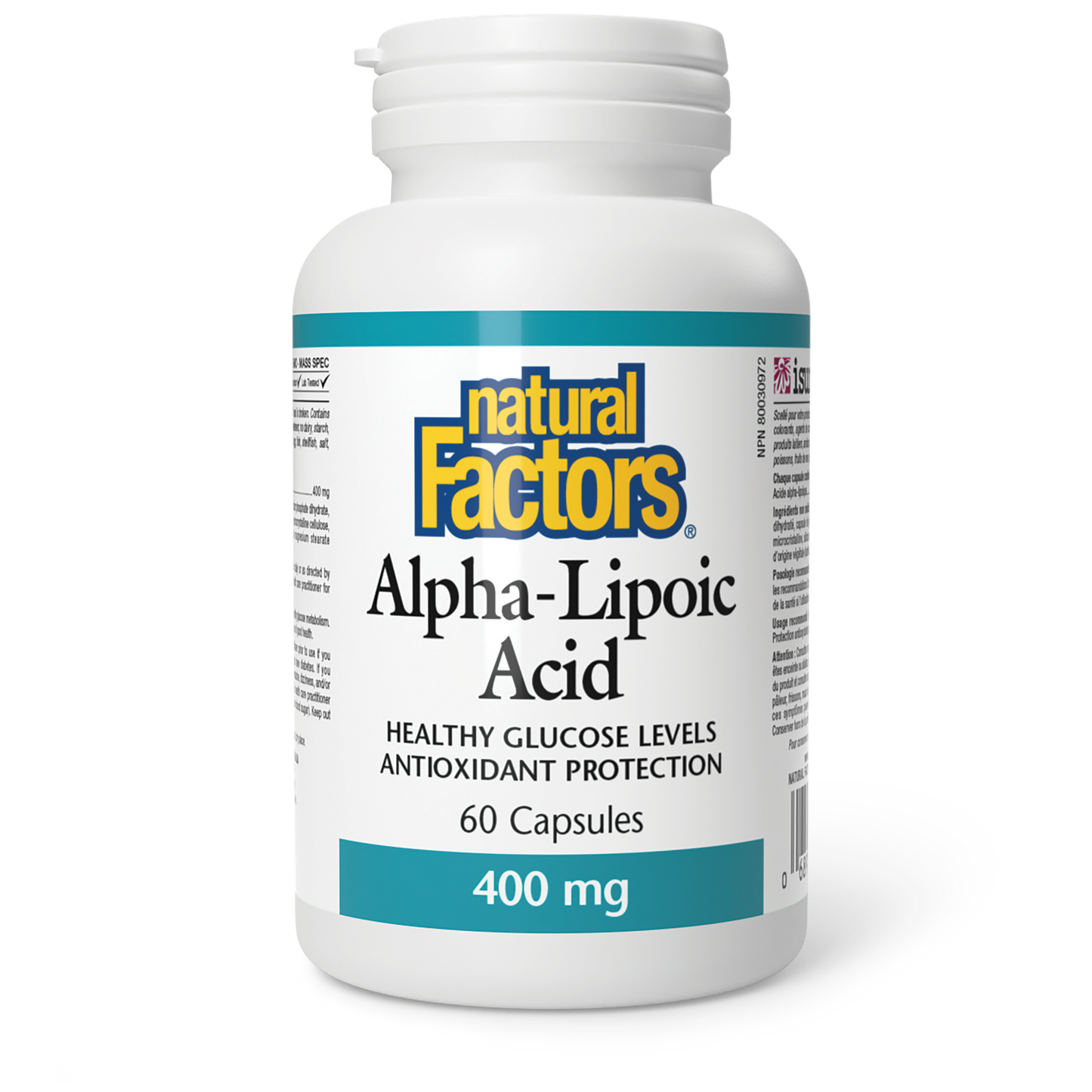 Natural Factors - ALPHA-LIPOIC ACID - 400 mg