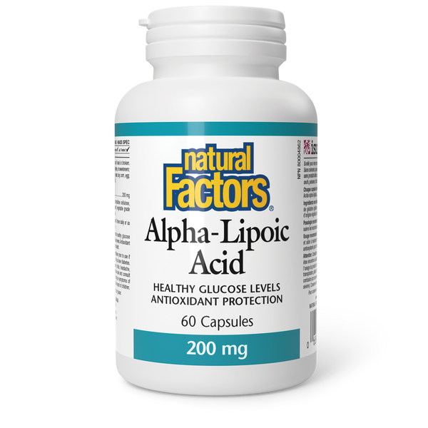 Thumbnail of Natural Factors - ALPHA-LIPOIC ACID - 200 mg