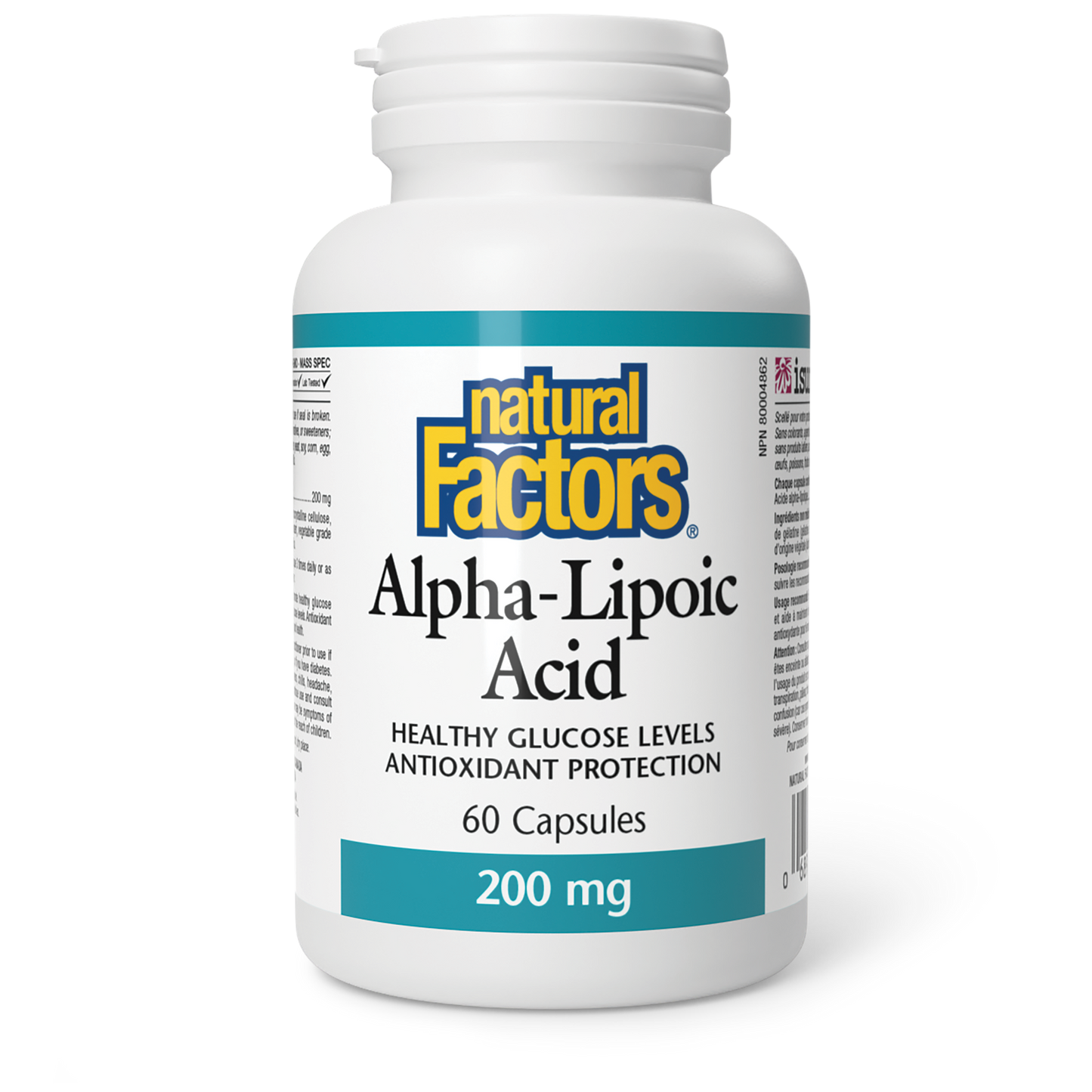 Natural Factors - ALPHA-LIPOIC ACID - 200 mg