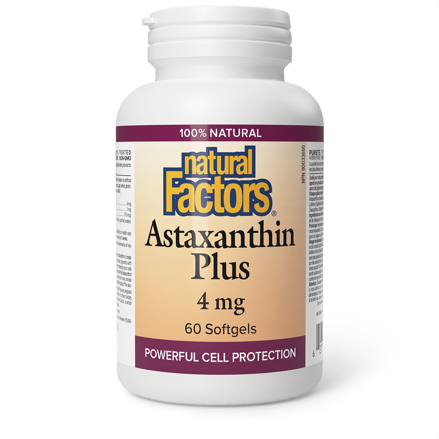 Natural Factors - ASTAXANTHIN PLUS - 4 mg