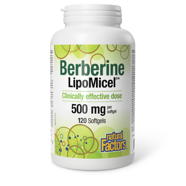 Thumbnail of Natural Factors - BERBERINE LIPOMICEL - 500 mg