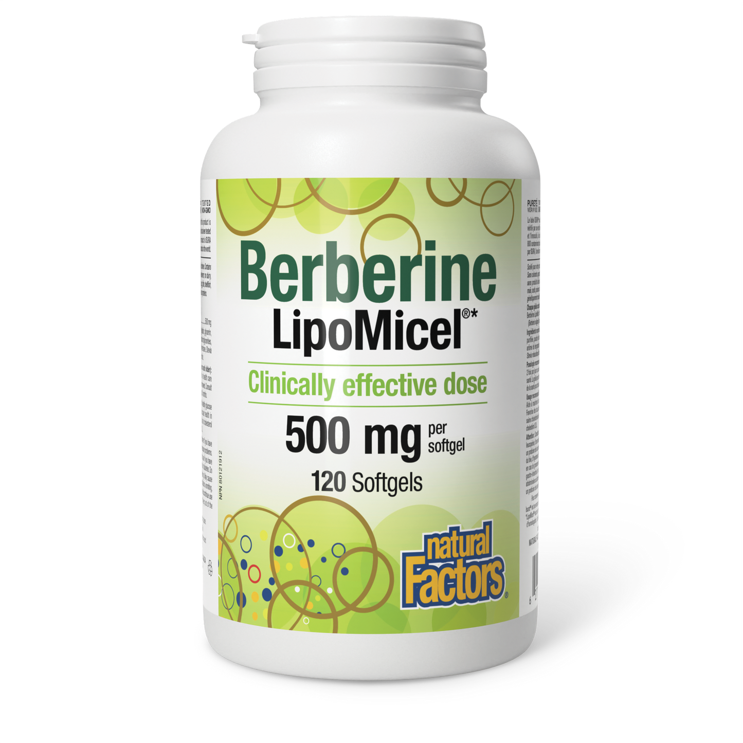 Natural Factors - BERBERINE LIPOMICEL - 500 mg